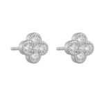 Diamonte Zahra Studs Silver
