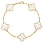 Zahra Multi Bracelet Shell White